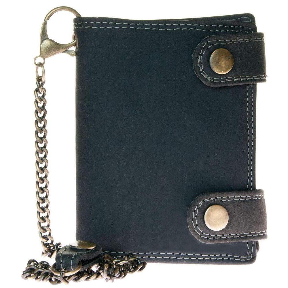 2823 Wild 's Grey Biker's Wallet with 18 Inches Long Chain to Hang